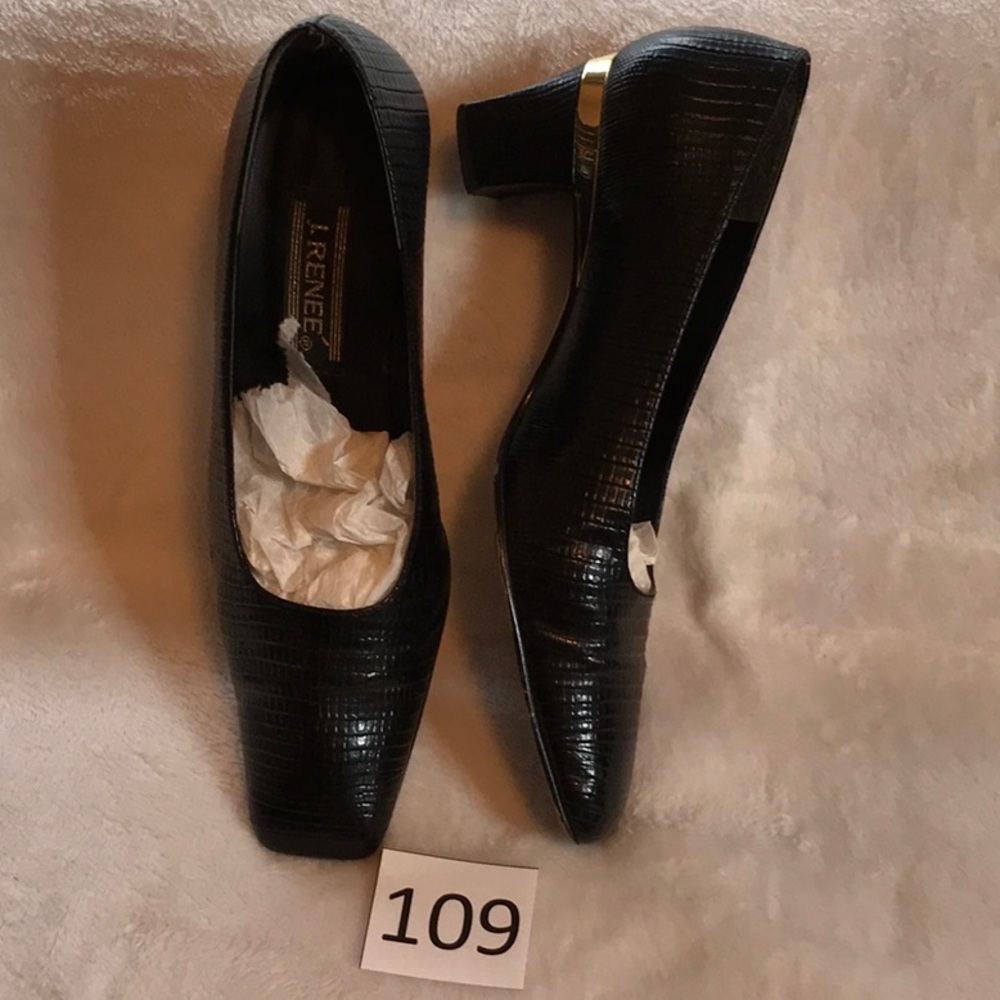J. Renee shoes lizard print